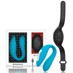 WearWatch Stimulateur Dual Pleasure Bleu